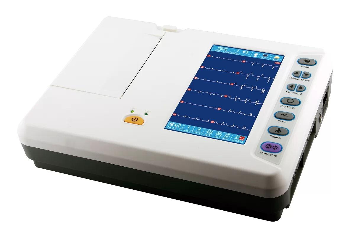 ECG Machine - 6 Channel ECG Machine With Color Screen